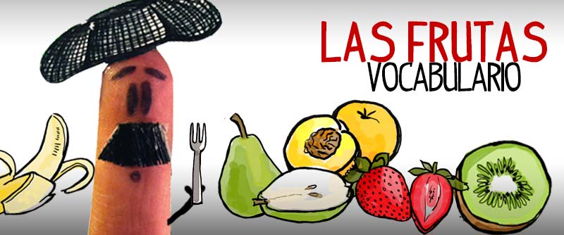 Vocabulario frutas en español, vocabulario inicial español