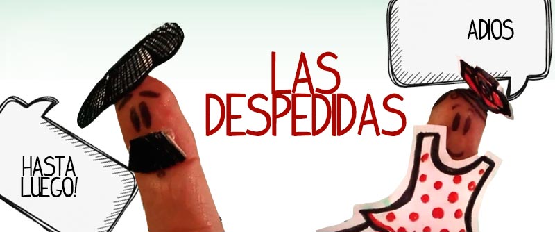 las despedidas en español, conversacio basica español