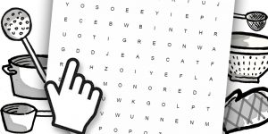 ejercicio español sopa de letras vocabulario cocina